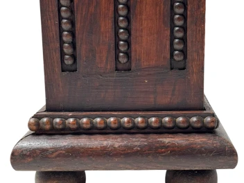 French Art Deco Pedestal with Multi-Colored Marble Top, 1930s